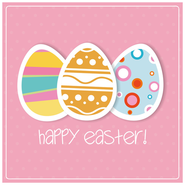 Happy Easter - Vector, imagen