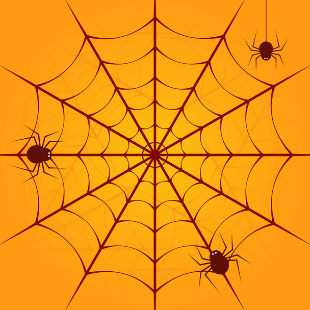 Счастливая векторная иллюстрация Хэллоуина - Вектор,изображение