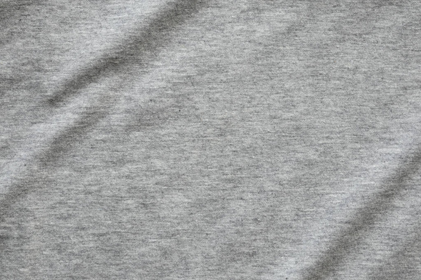 gray shirt fabric texture background - Photo, Image