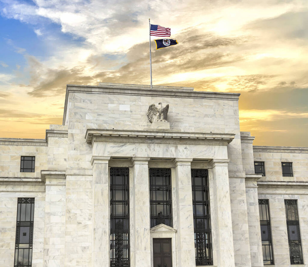 Budynek Rezerwy Federalnej w Waszyngtonie, Stany Zjednoczone, FED - Zdjęcie, obraz