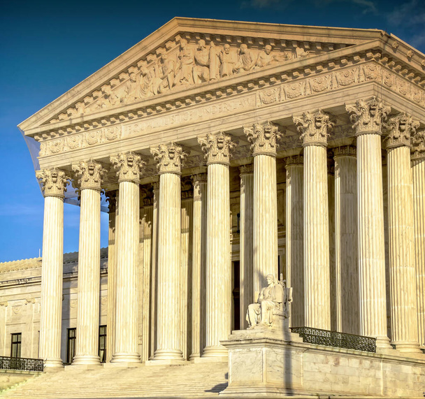 Gebäude des Obersten Gerichtshofs in Washington, DC, Vereinigte Staaten von Amerika - Foto, Bild