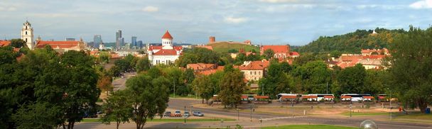 Panorama eski kentinin vilnius, Litvanya  - Fotoğraf, Görsel