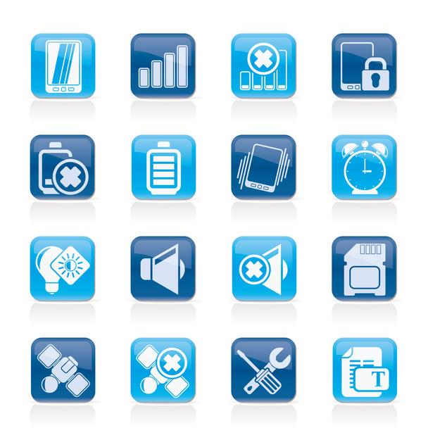 Mobile Phone sign icons - Vetor, Imagem