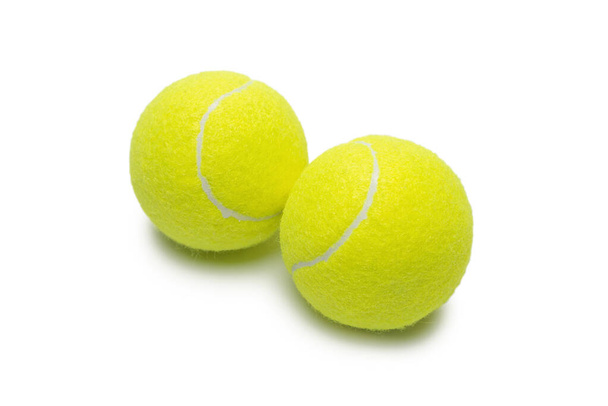 Tenisové míče izolované na bílém pozadí.  - Fotografie, Obrázek