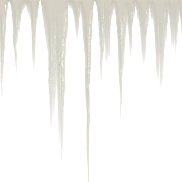 Rand met ijspegelpatroon   - Foto, afbeelding