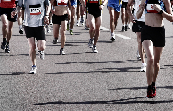 Maratonjuoksijat - Valokuva, kuva