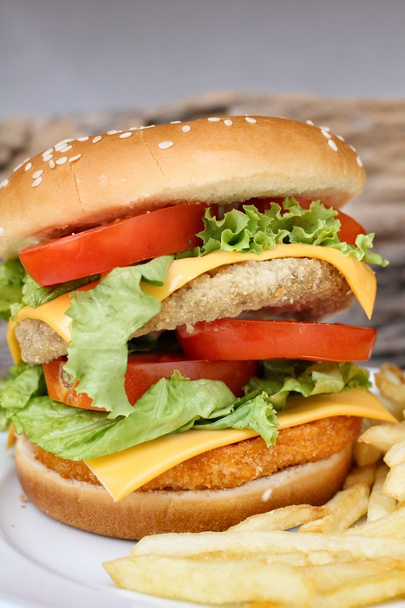 Вкусный гамбургер
 - Фото, изображение