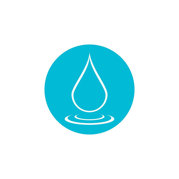 agua gota icono vector ilustración diseño - Vector, Imagen