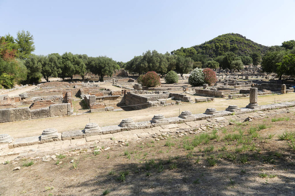 Antiikin Olympian arkeologinen kohde Kreikassa, olympialaisten syntymäpaikka - Unescon maailmanperintökohde - Valokuva, kuva