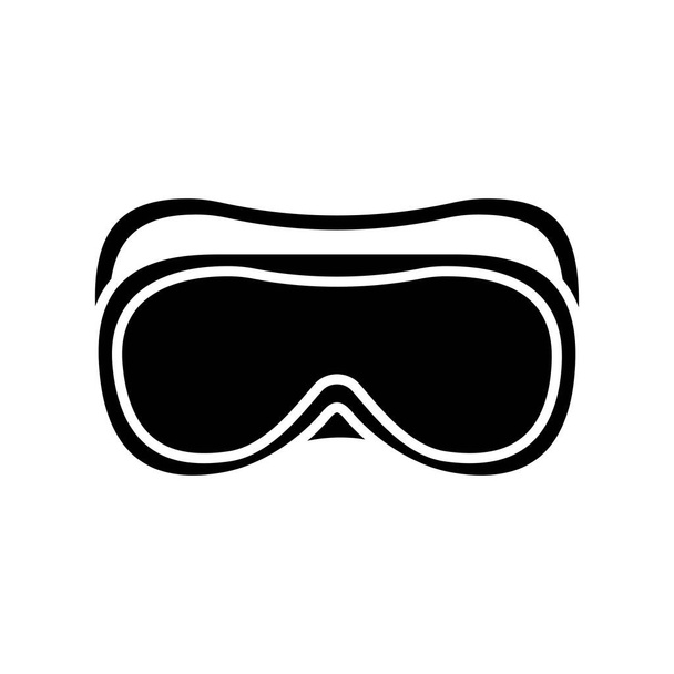 Koruyucu gözlüklerin vektör illüstrasyon simgesi - Vektör, Görsel