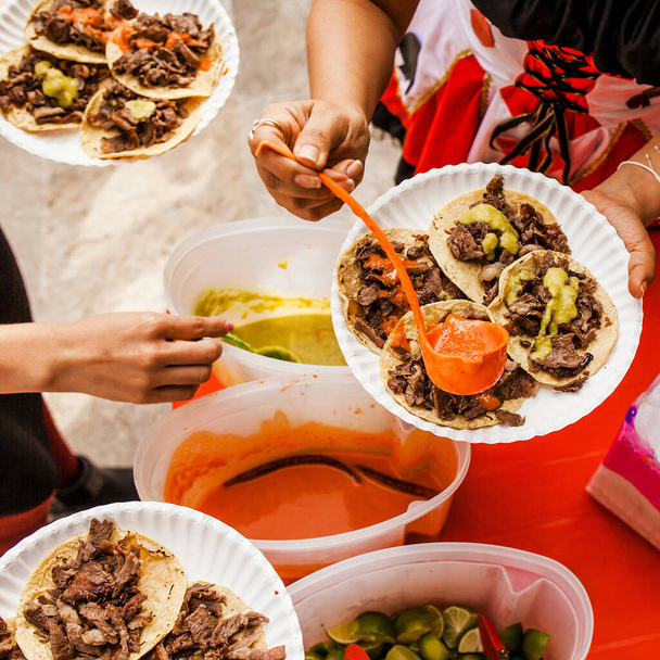 Μεξικού Tacos al Pastor στην πόλη του Μεξικού - Φωτογραφία, εικόνα