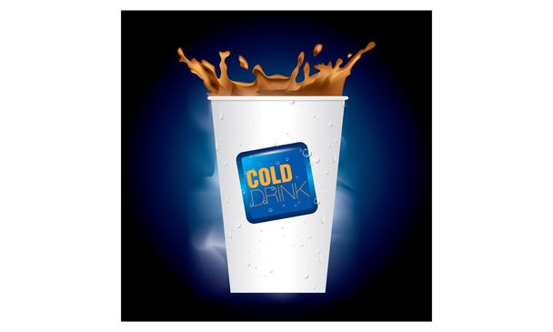 Cold drink vector - Vector, Image
