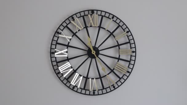 Reloj Timelapse correr velocidad rápida - Metraje, vídeo