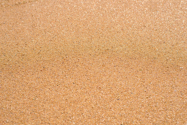 湿った砂の滑らかな表面の質感 - 写真・画像