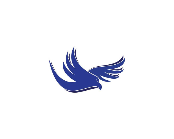 Falcon águila alas logo vector - Vector, imagen