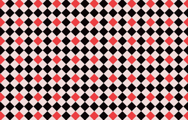 piros, fekete-fehér négyzet alakú háttér. illusztráció design stílus - Fotó, kép