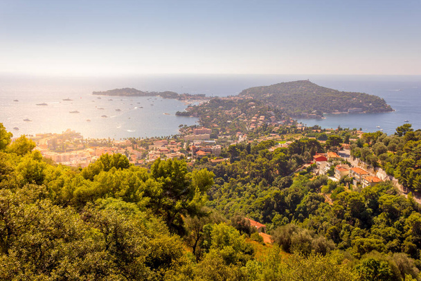 Aerial view of the Cap Ferrat and the Mediterranean sea - Photo, Image