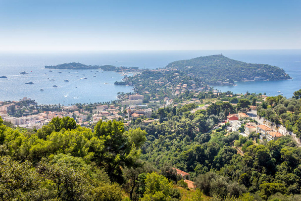 Aerial view of the Cap Ferrat and the Mediterranean sea - Photo, Image