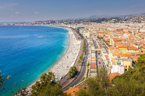 Luftaufnahme von Nizza, Frankreich - Foto, Bild