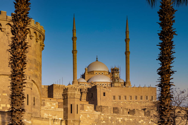 Muhammad Ali Paša (Alabaster) Mešita Saladin Citadela na Salah El-Deen náměstí, Káhira, Egypt - Fotografie, Obrázek