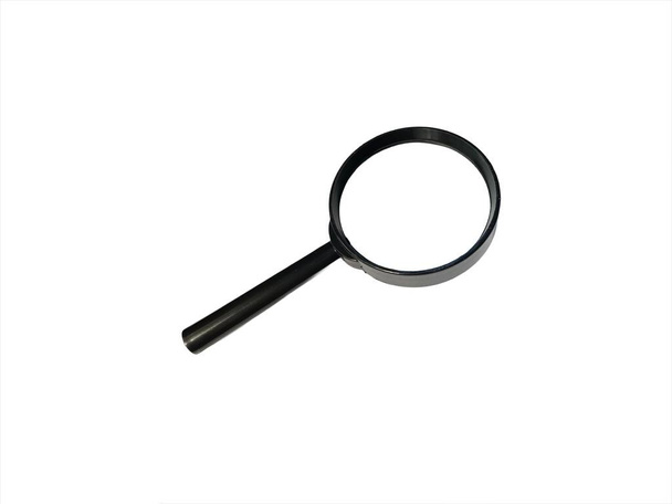 Magnifying glass on white background - Photo, Image