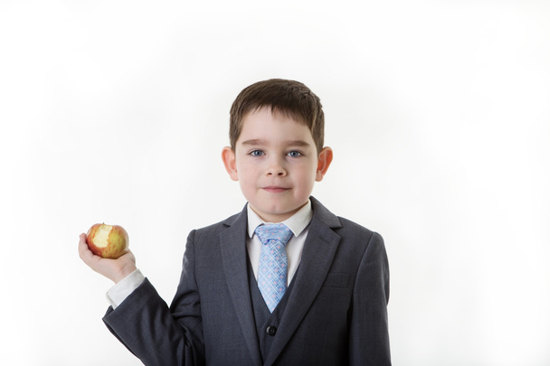 jongen verkleed als een zakenman - Foto, afbeelding