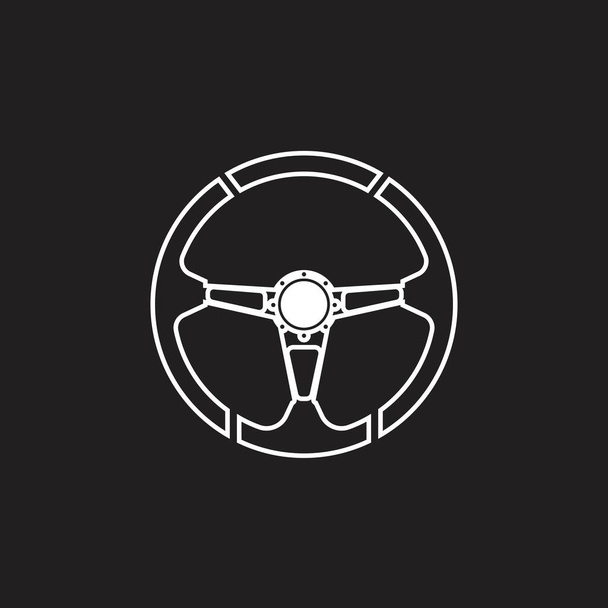 Lenkrad-Vektor-Logo - Vektor, Bild