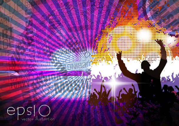 Music event background. - Vector, Image