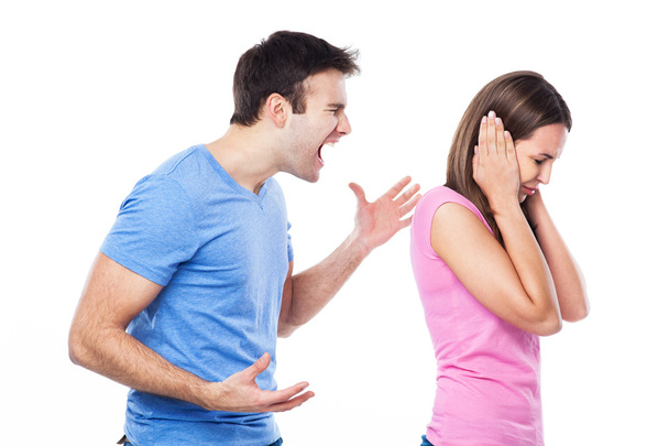 Сердитий пари сперечаються
 - Фото, зображення