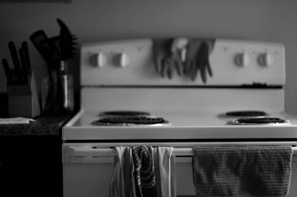 close up stove and burners kitchen - Photo, Image