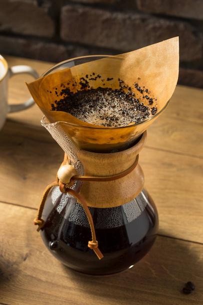 Homemade Pour Over Coffee Ready to Drink - Foto, afbeelding
