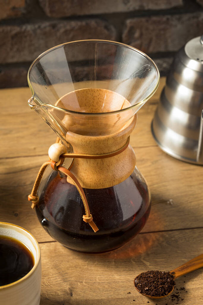 Homemade Pour Over Coffee Ready to Drink - Zdjęcie, obraz