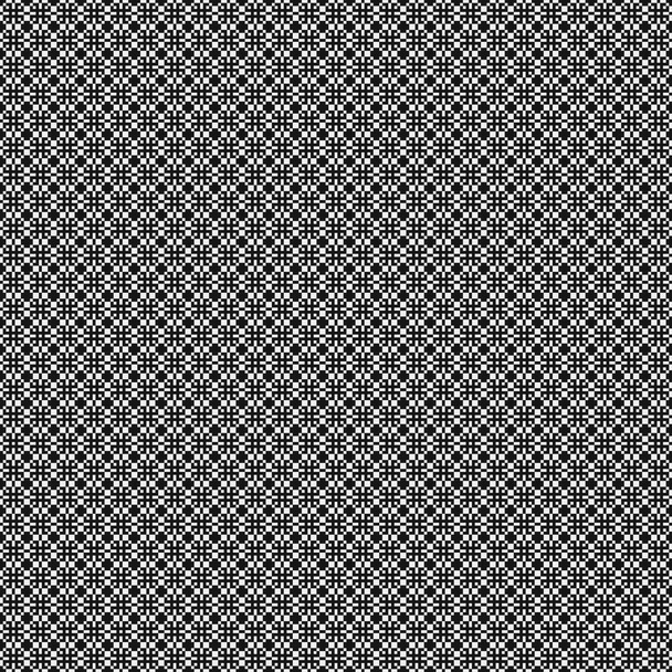 бесшовный геометрический абстрактный черный белый фон, векторная иллюстрация  - Вектор,изображение