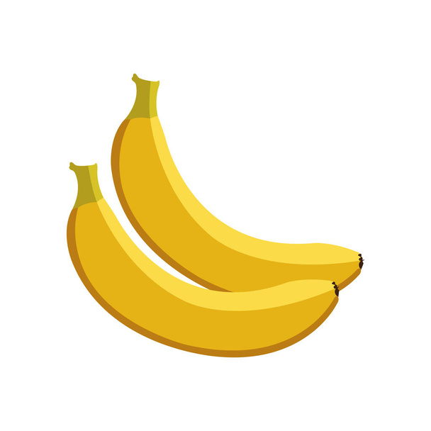 健康と栄養バナナ、バナナベクトルイラストの利点 - ベクター画像