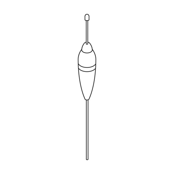 Fishing float vector icon.Isometric vector icon isolated on white background fishing float. - Vektor, obrázek