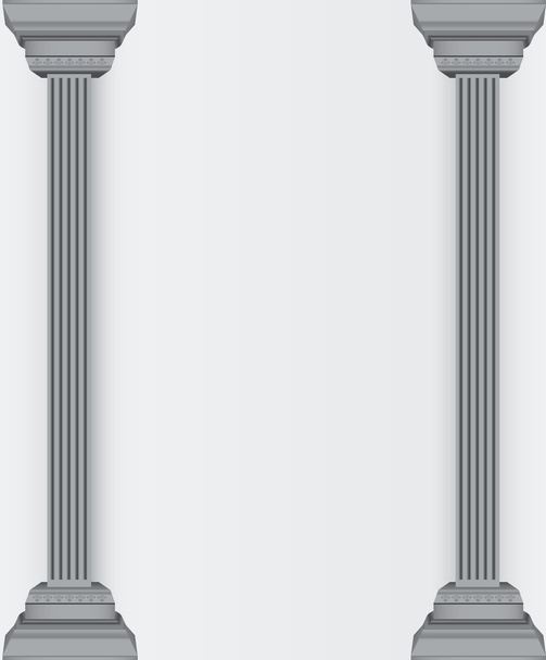 Античная тисненая колонна
 - Вектор,изображение
