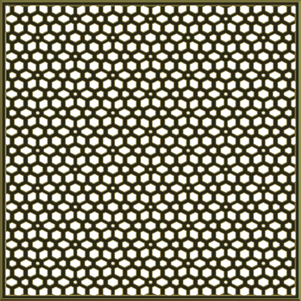 Ισλαμικό εξαγωνικό πλέγμα - arabesque μοτίβο - Φωτογραφία, εικόνα