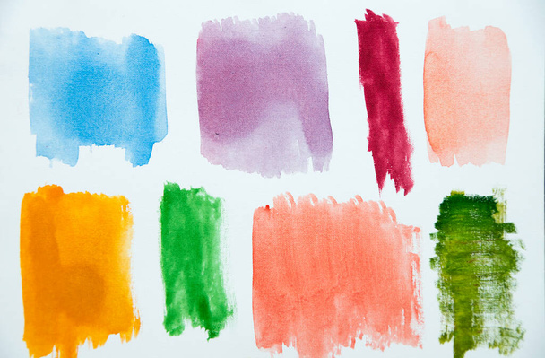 Abstract Water Color Strokes, Great for use as an element in your design. - Fotó, kép