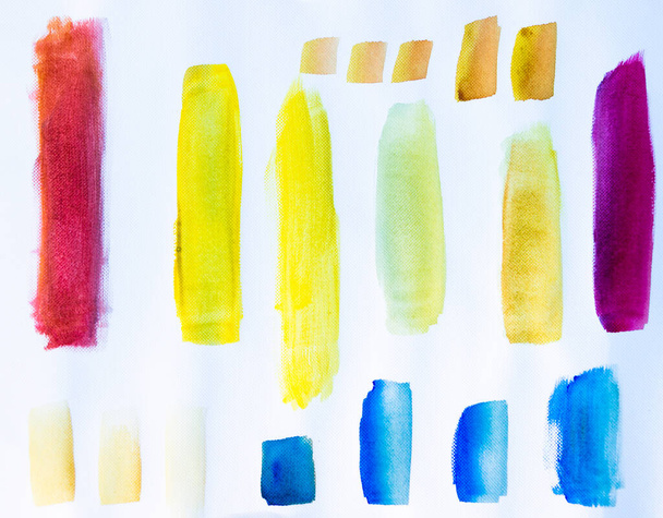 Abstract Water Color Strokes, Great for use as an element in your design. - Foto, imagen