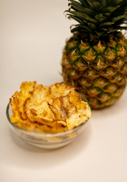 Pineapple and pineapple chips - Fotó, kép