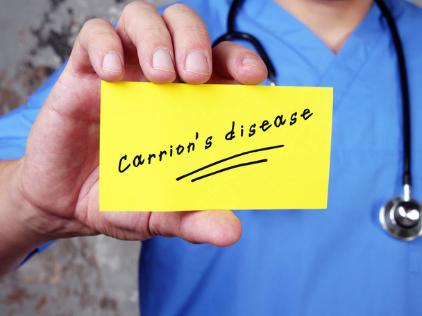 Gezondheidszorg begrip betekent ziekte van Carrion met zin op de pagina - Foto, afbeelding