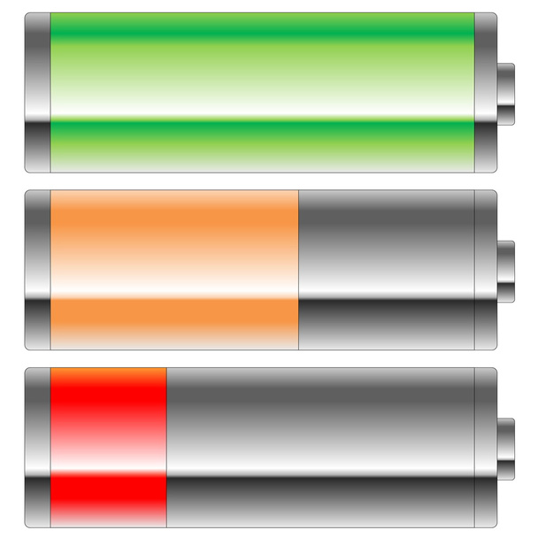 Conjunto de nível de bateria
 - Foto, Imagem