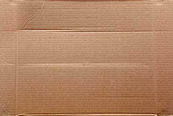Closeup of brown cardboard texture  - Photo, Image
