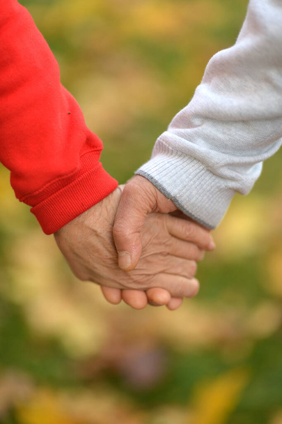 Couple holding  hands together   - Zdjęcie, obraz