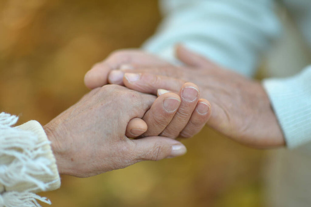 Couple holding  hands together   - Фото, изображение