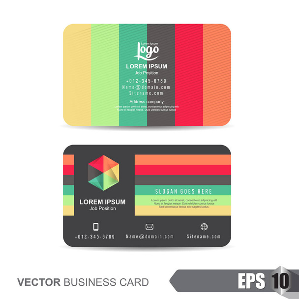 modern business card template - Vector, Image