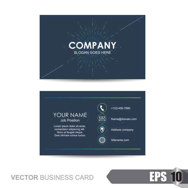 modern business card template - Vector, Image
