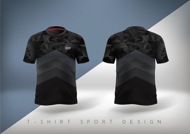 sport t-shirt design slim-fit - Vecteur, image