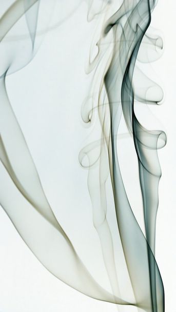 abstracte rook geïsoleerd op wit - Foto, afbeelding