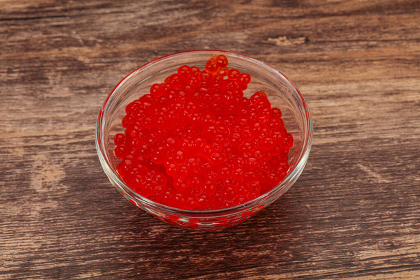 Πολυτελές κόκκινο χαβιάρι σολομού στο μπολ - Φωτογραφία, εικόνα